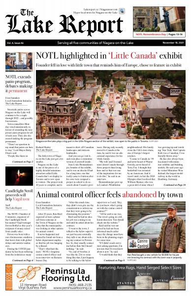 Nov. 18 front page.